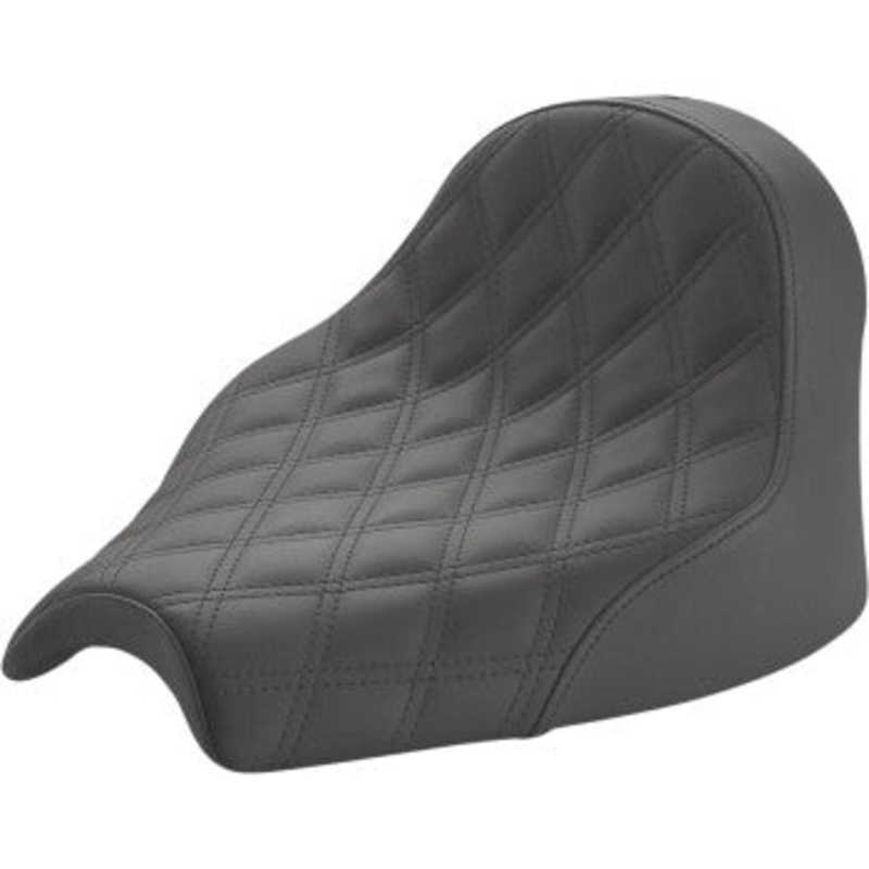 Seat – Renegade Solo – Lattice Stitched – Black by Saddlemen