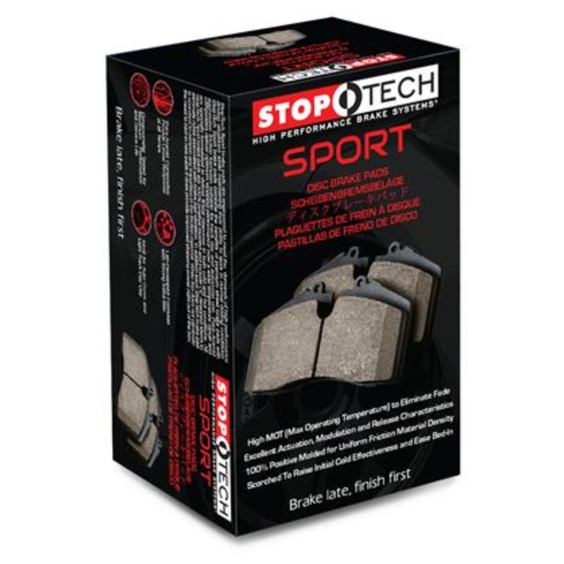 StopTech Sport Front Brake Pads | 17-23+ Type R FK8 & FL5, 23+ Integra Type S DE5