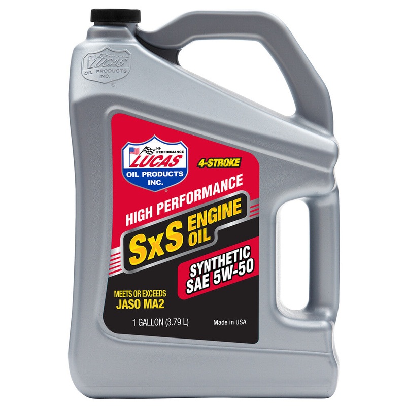 SxS UTV/ATV Synthetic Engine Oil 5W50 1Gal by Lucas Oil