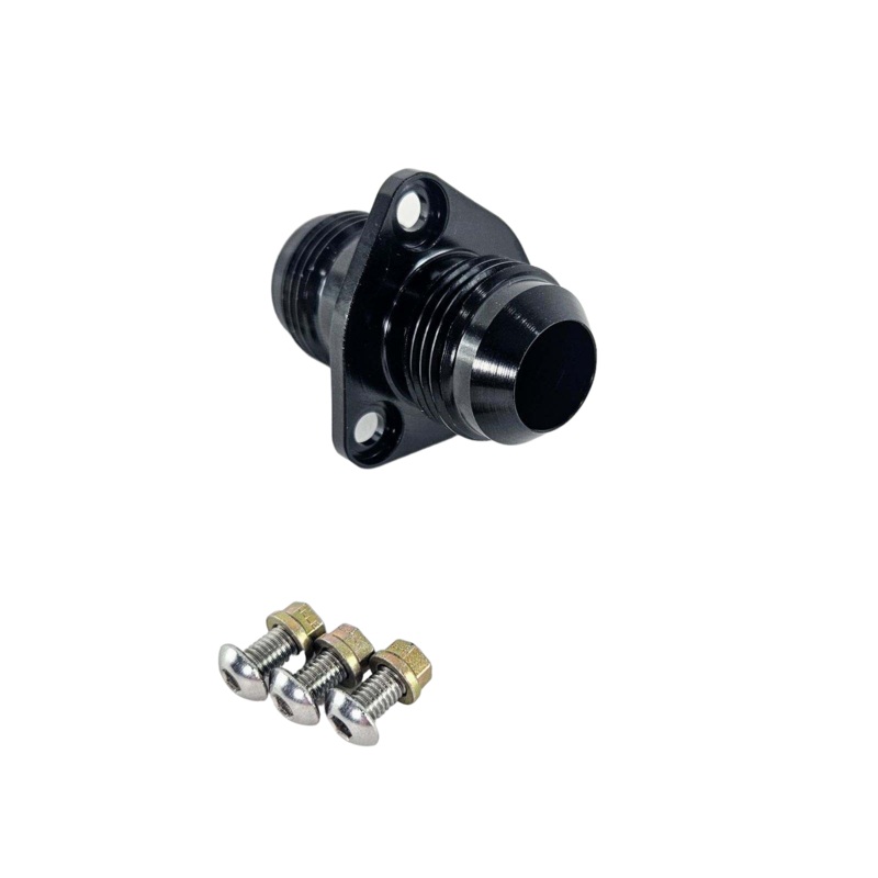 -6AN Flanged Bolt in Pass Thru Bulkhead Fitting by Fluidworks