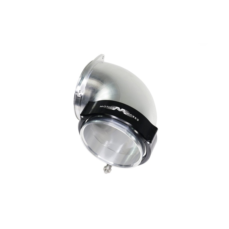 High Flow 90 Tight Radius 4″ Quick Seal Attachment for ICON 102mm Throttle Body – BARE 10-14017