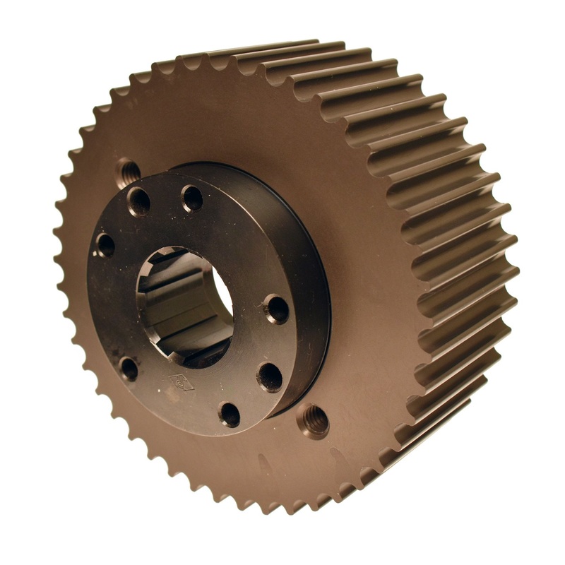 Pulley Kit, Front 45T 8mm – w/1/2″ Offset For Splined Motorshaft