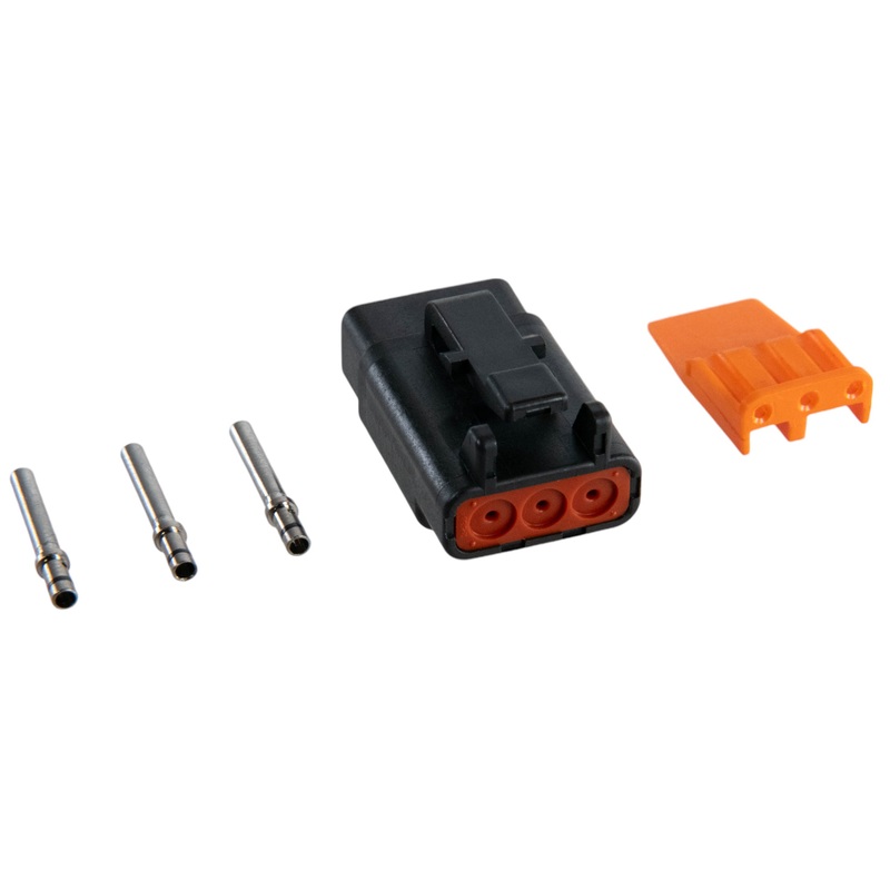RIFE 3 Pin DTM Connector Kit Male Only
