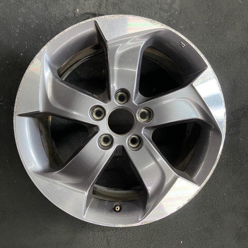 17″ HR-V 18 17×7.5 alloy 5 spoke straight spoke charcoal gray Original OEM Wheel Rim