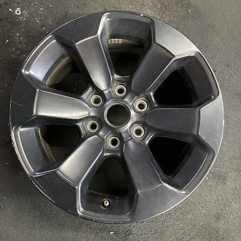 18″ DODGE 1500 PICKUP 20-21 6 lug 18×8 aluminum 6 spoke opt WBS black Original OEM Wheel Rim