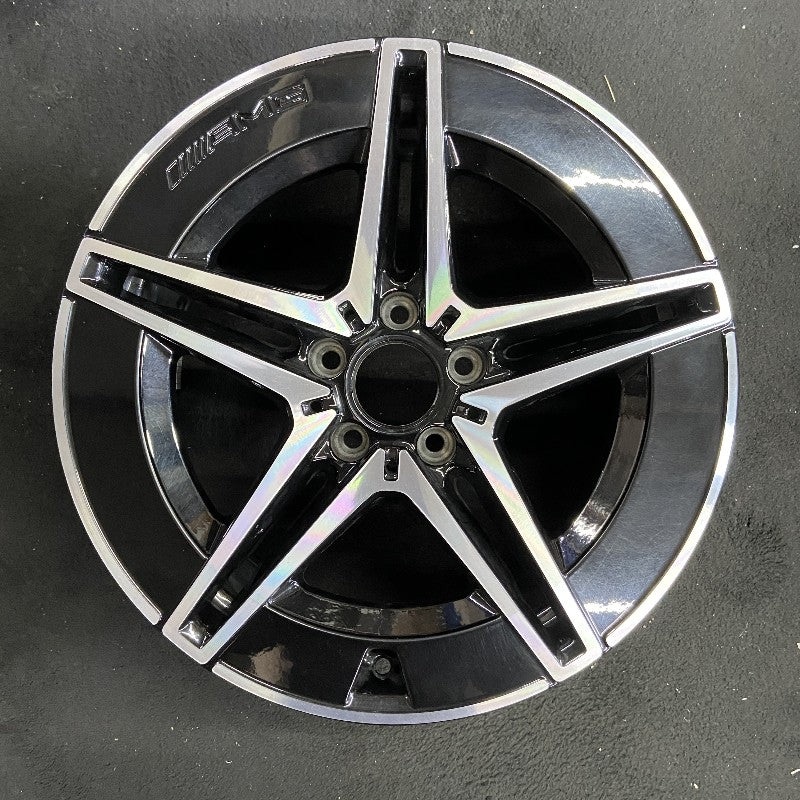 18″ MERCEDES C-CLASS 22-24 206 Type Sedan 18×8.5 5 spoke double spoke Original OEM Wheel Rim