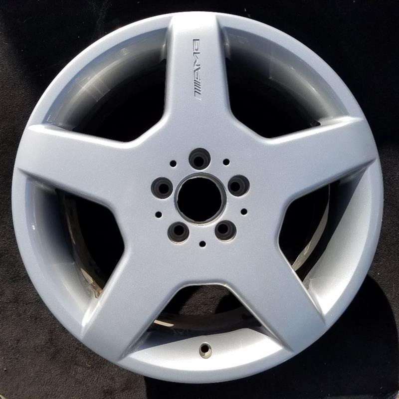 18″ MERCEDES CL-CLASS 03-04 215 Type; CL500 18×9 5 spoke AMG rear ID 2204013702 Original OEM Wheel Rim