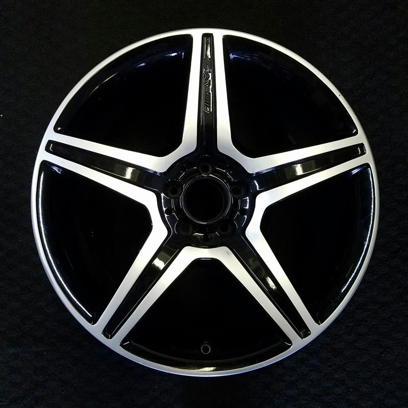 19″ MERCEDES S-CLASS 10 221 Type S400 Hybrid 19×9.5 5 spoke Original OEM Wheel Rim