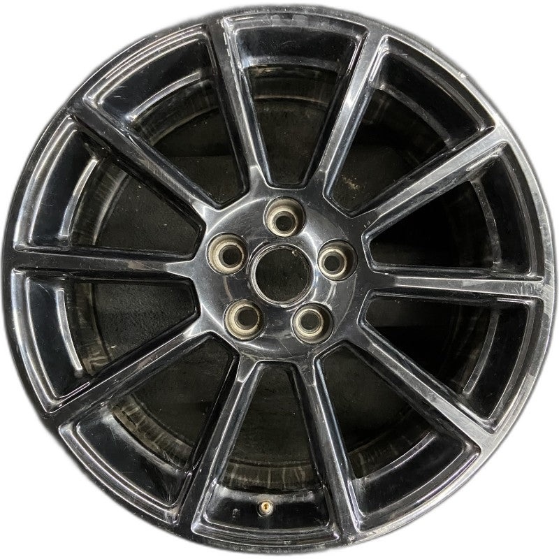 19″ MUSTANG 16 19×8.5 aluminum 10 spoke straight spoke black Original OEM Wheel Rim