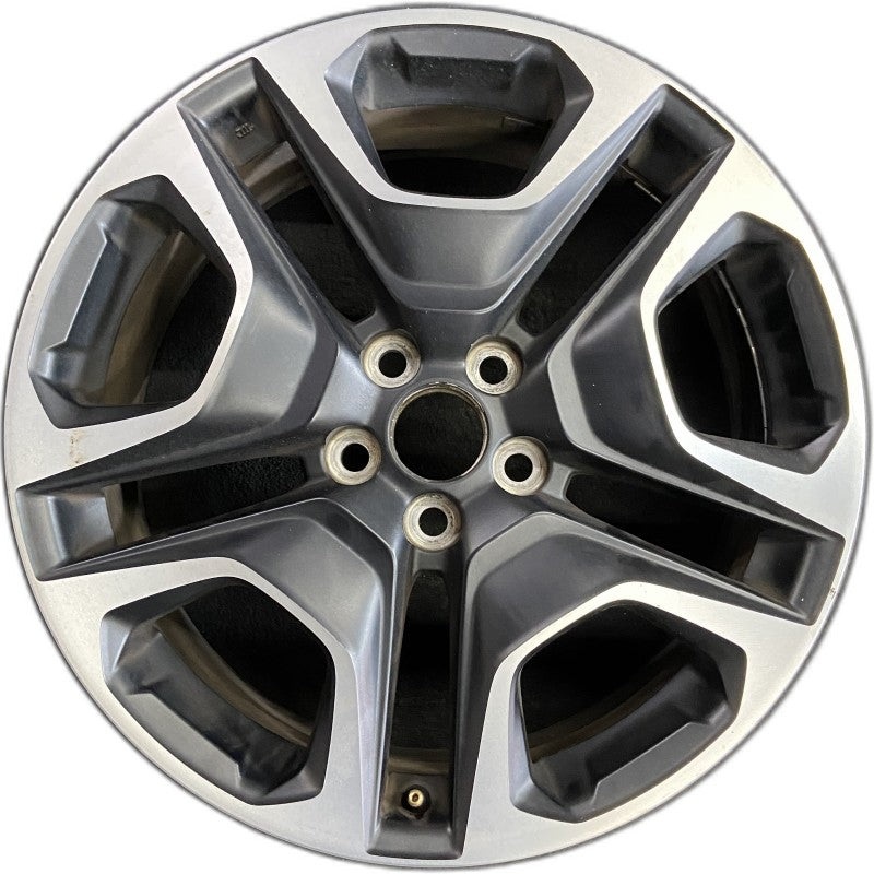 19″ RAV4 19-20 19×7.5 alloy 10 spoke 5 split spoke matte black inlay Original OEM Wheel Rim