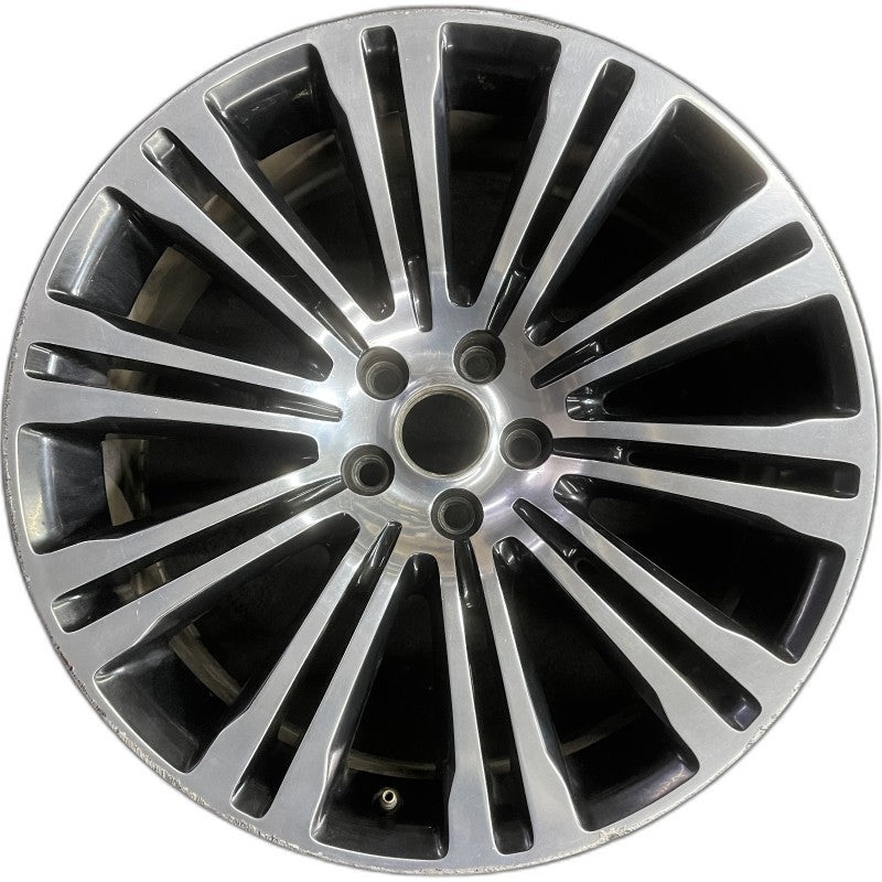 20″ 300 11 20×8 alloy 10 double spoke 20 spoke machined face black pockets Original OEM Wheel Rim