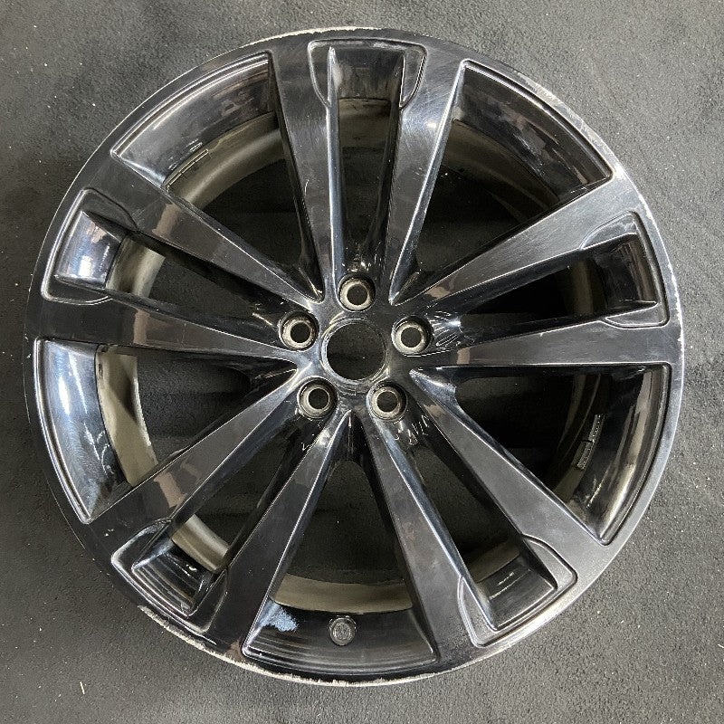 20″ XF 16-20 20×8.5 alloy 5 double spoke straight black Original OEM Wheel Rim