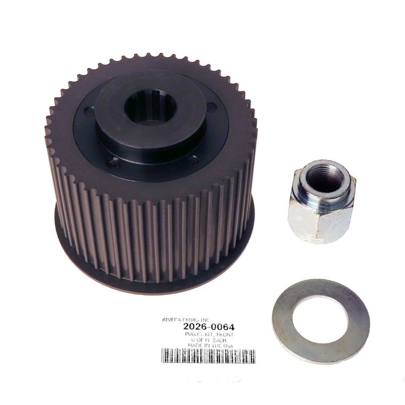 Pulley Kit, 3″ Front 48T w/.500 Offset
