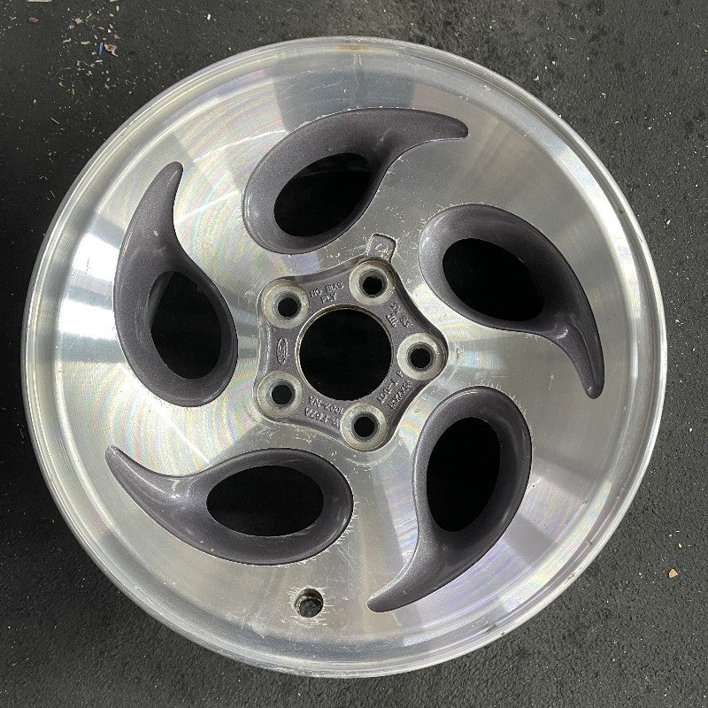 15″ MOUNTAINEER 97 15×7 aluminum 5 ovals charcoal Original OEM Wheel Rim