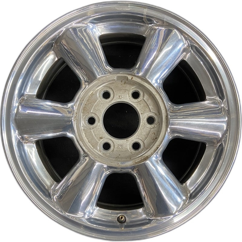 17″ ENVOY 02-03 17×7 aluminum polished opt N80 Original OEM Wheel Rim
