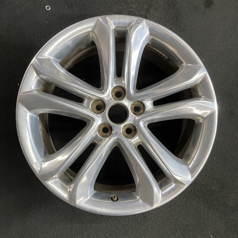 18″ EDGE 15-18 18×8 aluminum TPMS 10 spoke 5 split spoke polished Original OEM Wheel Rim