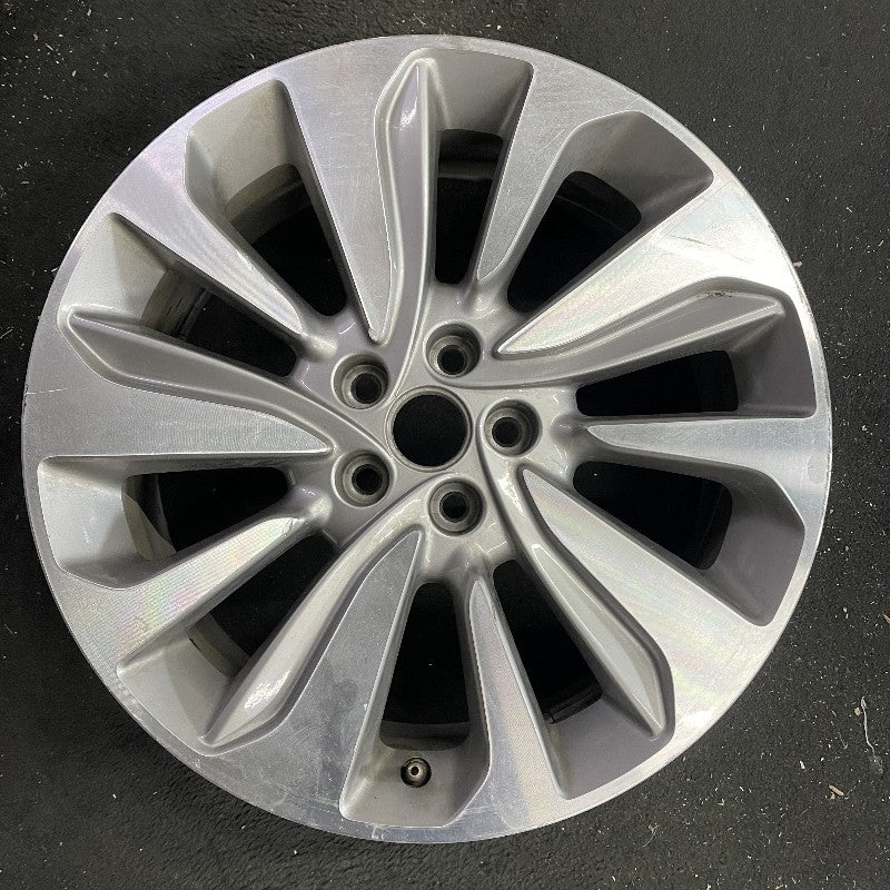 18″ ENCORE 17-18 18×7 aluminum 10 spoke gray inlay Original OEM Wheel Rim