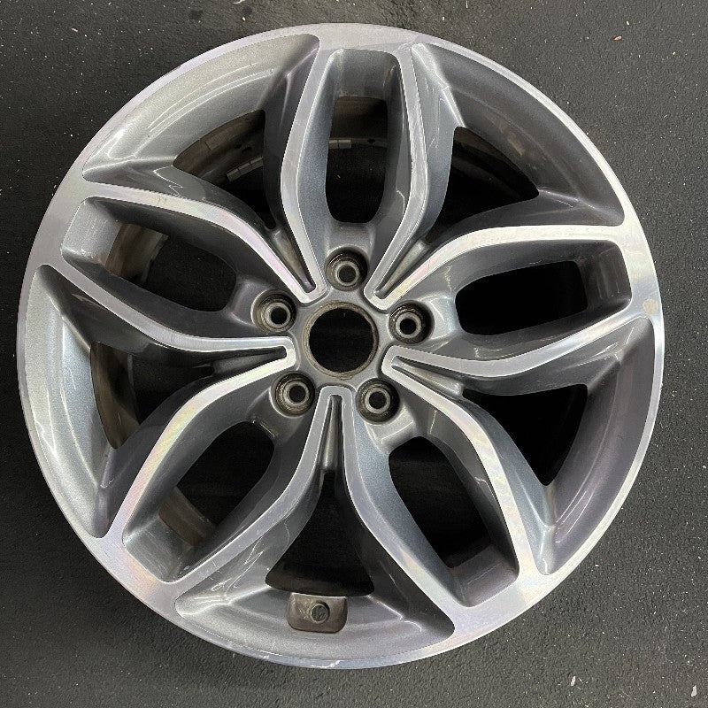 18″ FORTE 14-16 18×7 alloy gray inlay Original OEM Wheel Rim