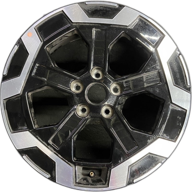 18″ SANTA FE 24 gasoline 18×7.5 alloy machined black Original OEM Wheel Rim