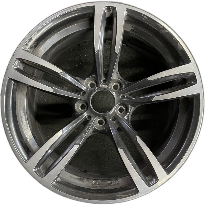 19″ BMW M2 16-17 19×9 alloy 10 spoke wide spoke edge frt black Original OEM Wheel Rim