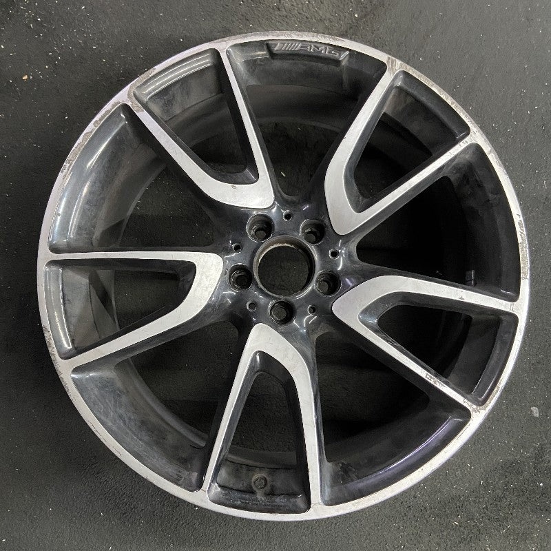 21″ MERCEDES GLC-CLASS 18-19 253 Type GLC43 21×8.5 machined face with black pockets Original OEM Wheel Rim
