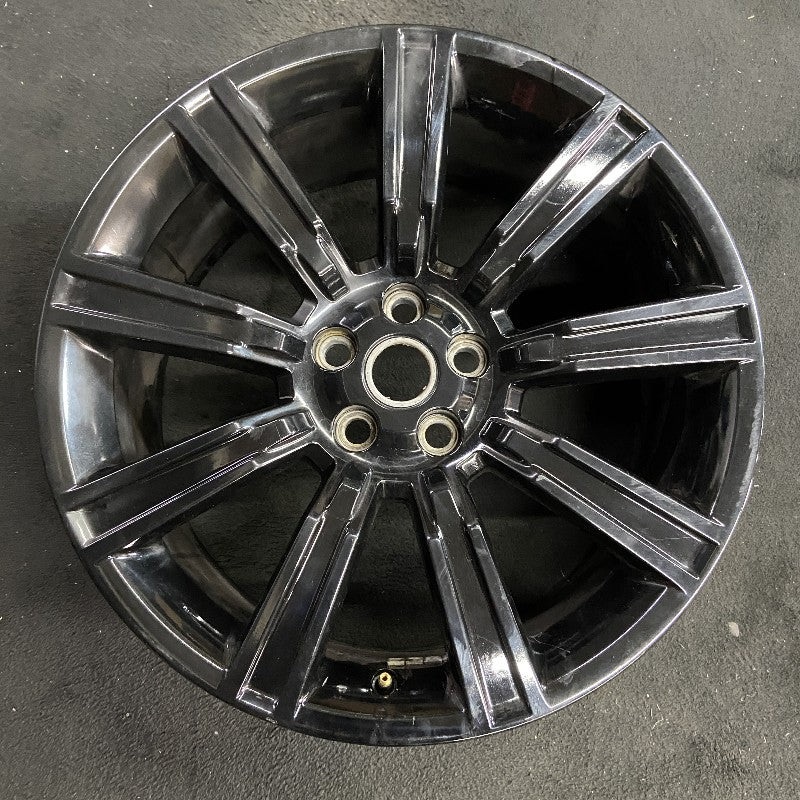 21″ RANGE ROVER 17 alloy 21×9.5 9 spoke gloss black Original OEM Wheel Rim