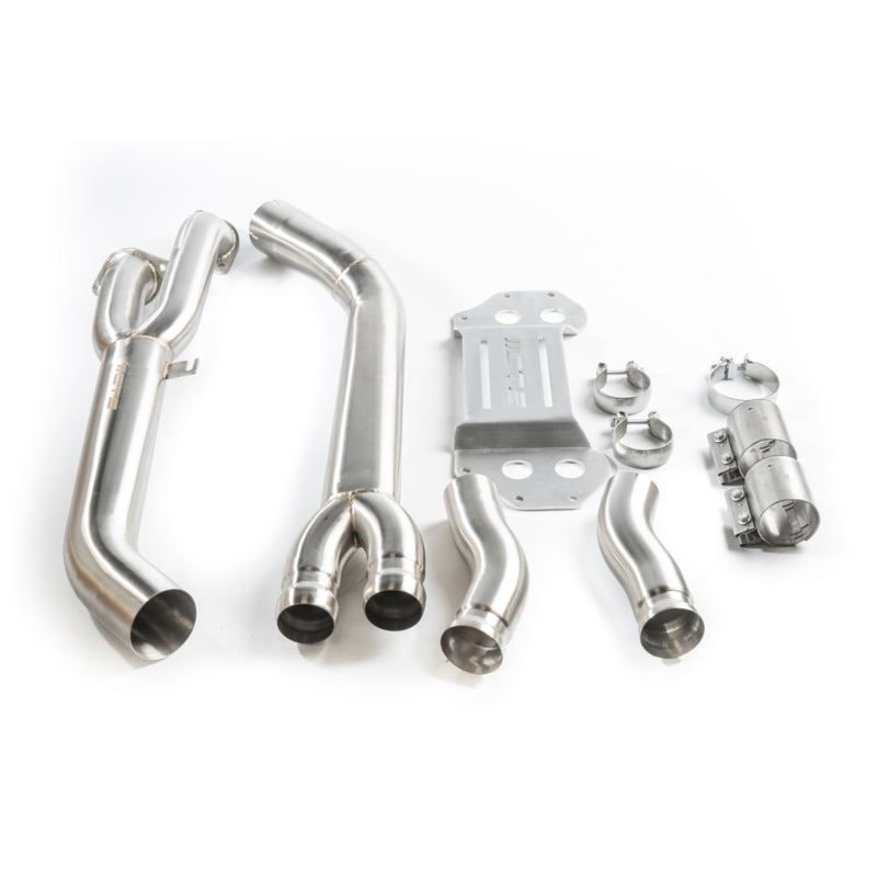 CTS Turbo Single Mid Pipe w/ Brace – BMW / S58 / G80 / G82 / G83 / M3 / M4