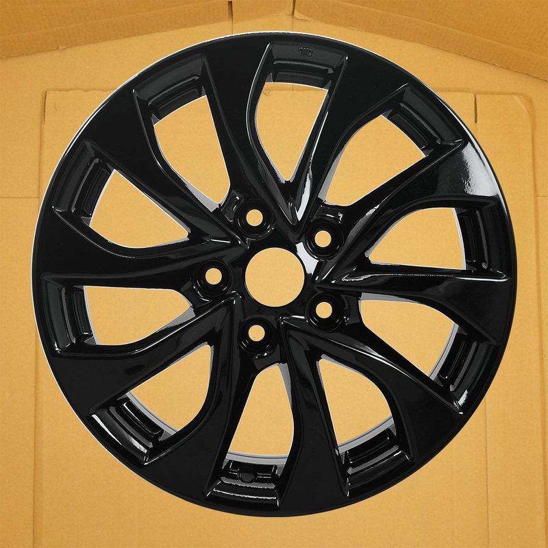 For Nissan Sentra OEM Design Wheel 16″ 2016-2019 16X6.5 GLOSS BLACK Single Replacement Rim
