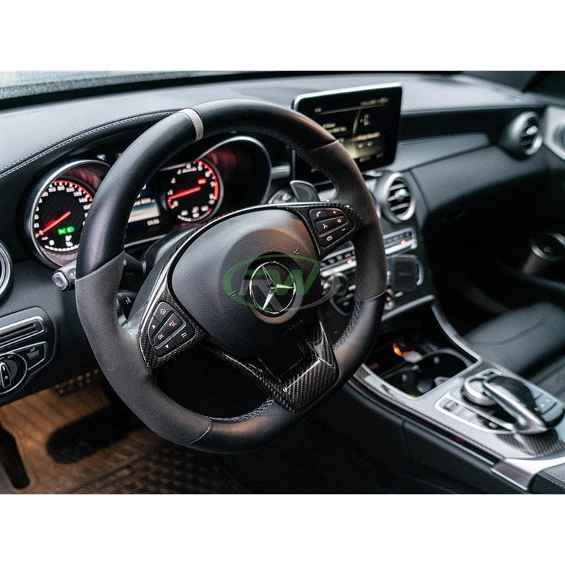 RW Carbon Carbon Fiber Steering Wheel Trim – Mercedes / AMG