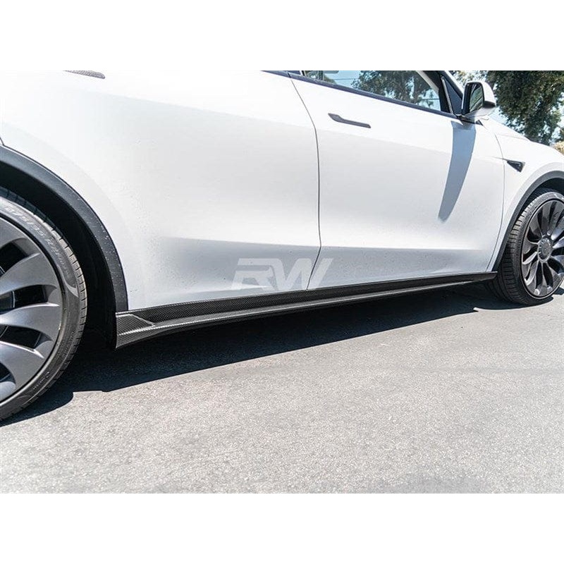RW Carbon DTM CF Side Skirt Extensions – Tesla Model Y