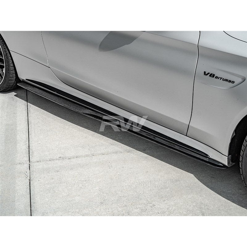 RW Carbon GTX CF Side Skirt Extensions – Mercedes / W205