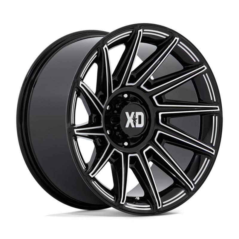 XD Wheels XD867 Specter 20″ 8×180 Gloss Black Milled