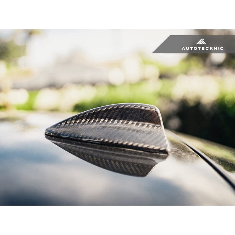 AutoTecknic Dry Carbon Roof Antenna Cover – E82 1-Series | E90 3-Series Sedan | E92 3-Series Coupe Including M3