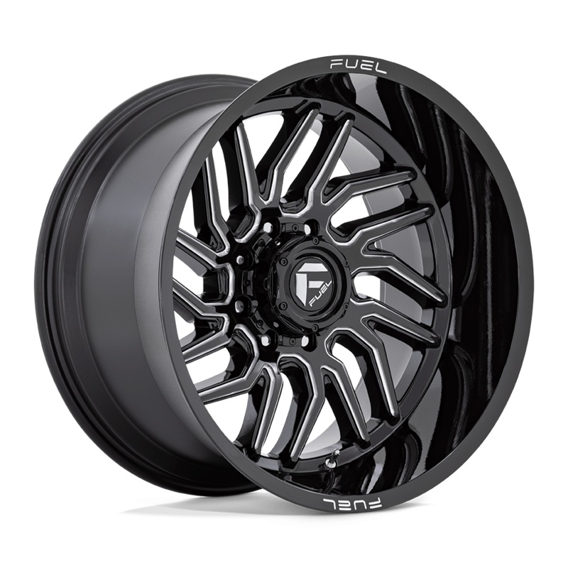 Fuel Wheels D807 Hurricane 24″ 6×139.7 Gloss Black Milled