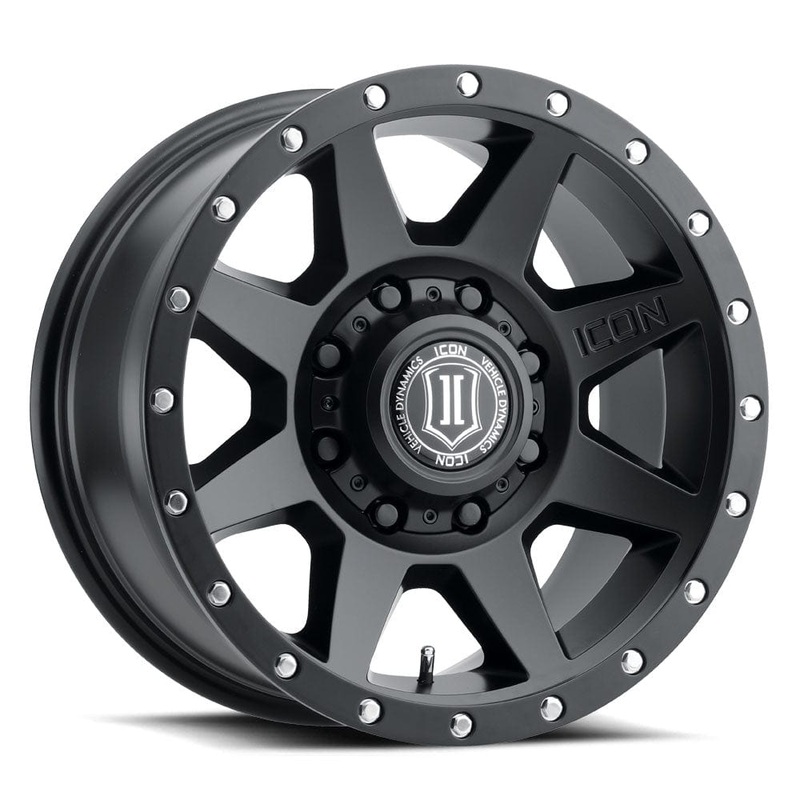ICON Alloys Rebound HD 18″ 8×180 Satin Black