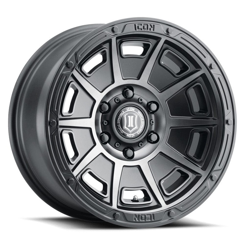 ICON Alloys Victory 17″ 5×127 Smoked Satin Black Tint