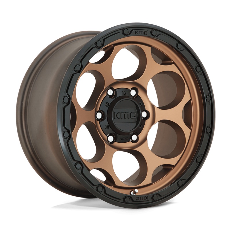 KMC Wheels KM541 Dirty Harry 17″ 8×165.1 Matte Bronze With Black Lip