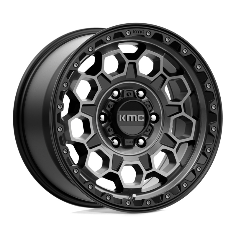 KMC Wheels KM545 Trek 17″ 6×135 Satin Black With Gray Tint