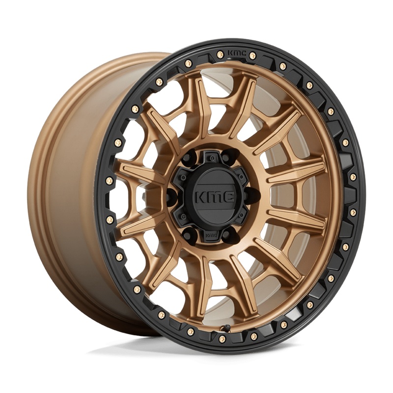 KMC Wheels KM547 Carnage 17″ 5×127 Matte Bronze With Black Lip