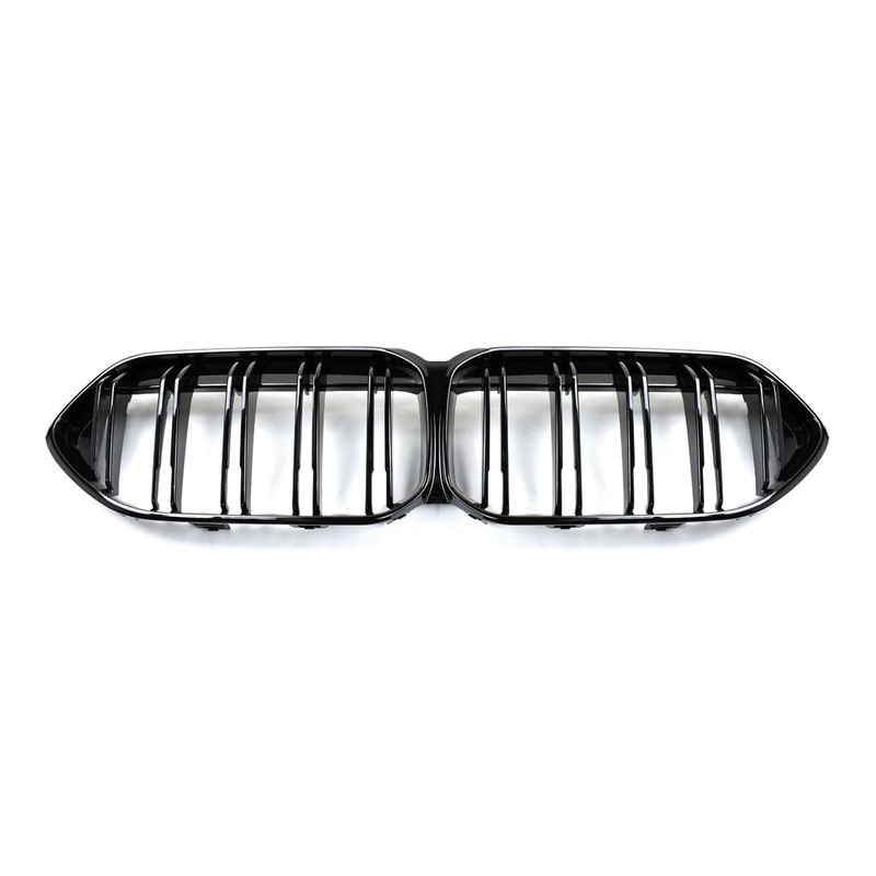 AutoTecknic Dual-Slats Gloss Black Front Grille – F44 2-Series Gran Coupe