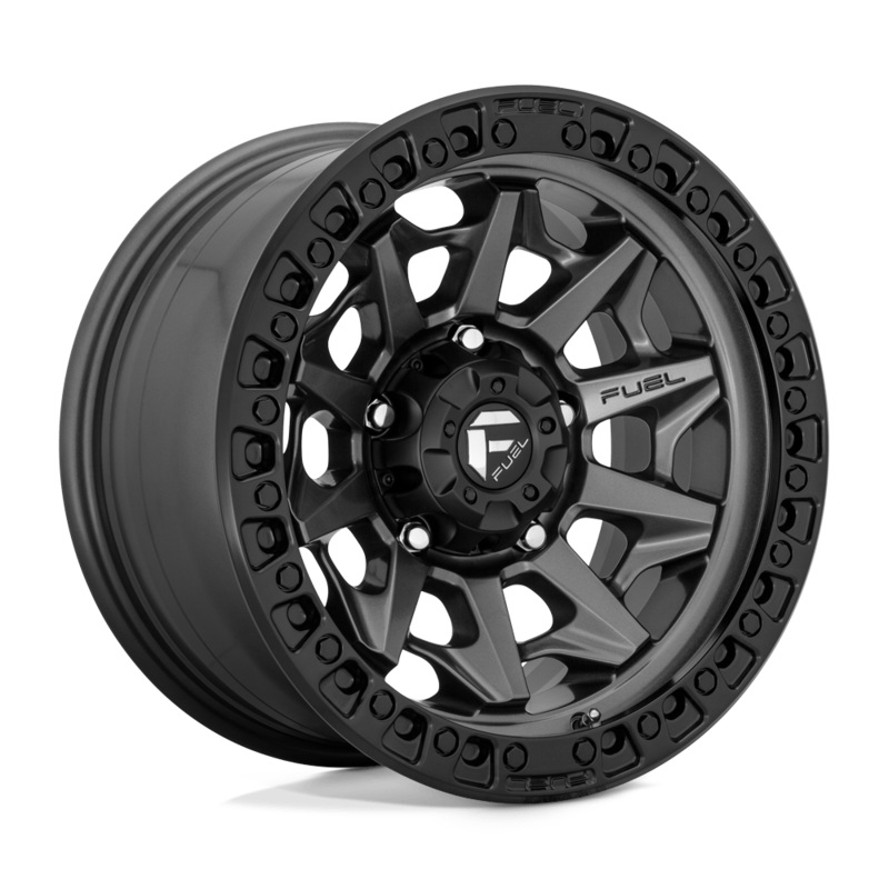 Fuel Wheels D716 Covert 20″ 5×120 Matte Gun Metal Black Bead Ring