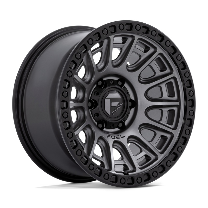Fuel Wheels D835 Cycle 17″ 6×139.7 Matte Gunmetal With Black Ring