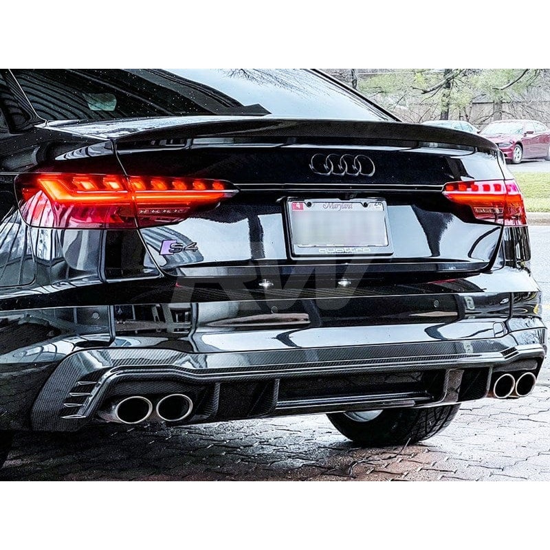 RW Carbon Carbon Fiber Rear Diffuser – Audi / B9 / A4 / S-Line / S4