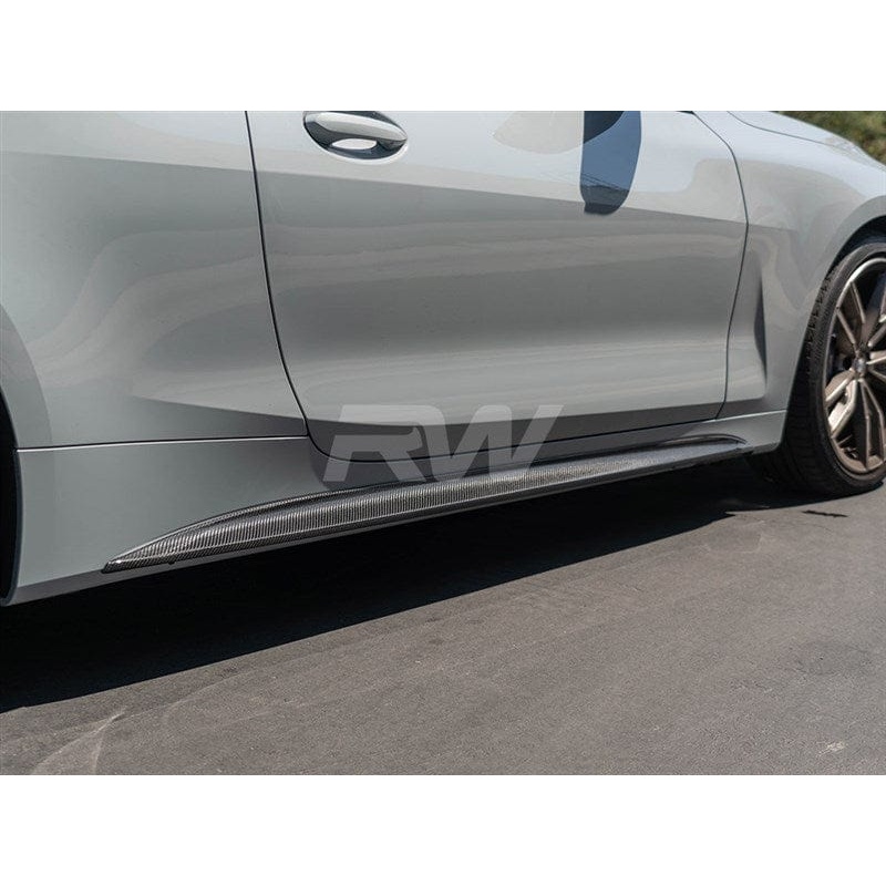 RW Carbon Carbon Fiber Side Skirt Extensions – BMW / G22 / G23