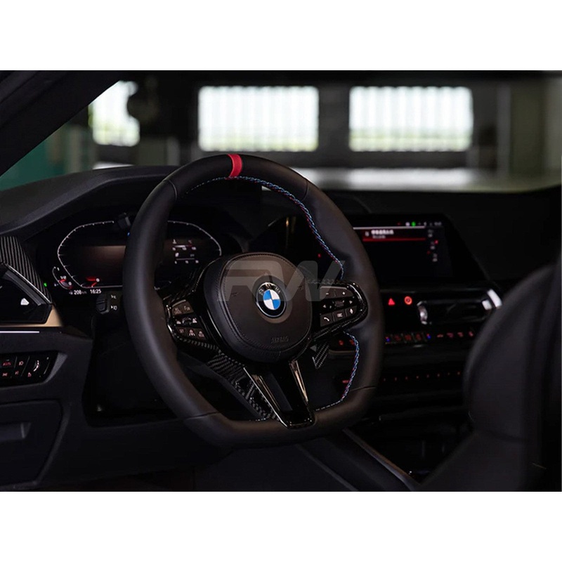 RW Carbon CF Steering Wheel Trim (LCI) – BMW / G20 / G21 / 3 Series