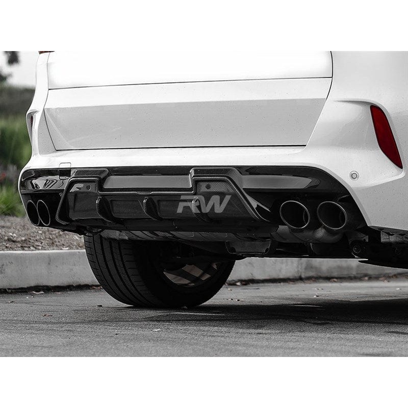 RW Carbon DTM Carbon Fiber Diffuser – BMW / F95 / X5M / / / F96 / X6M